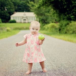 Baby Gap Sz 12-18mo bright floral dress